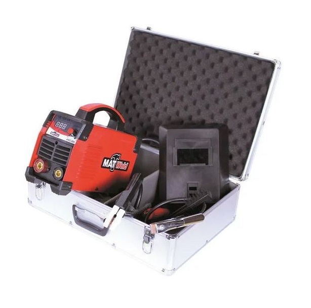 Matweld – Welder Inverter Kit – 150A (Including Aluminium Case) – Red