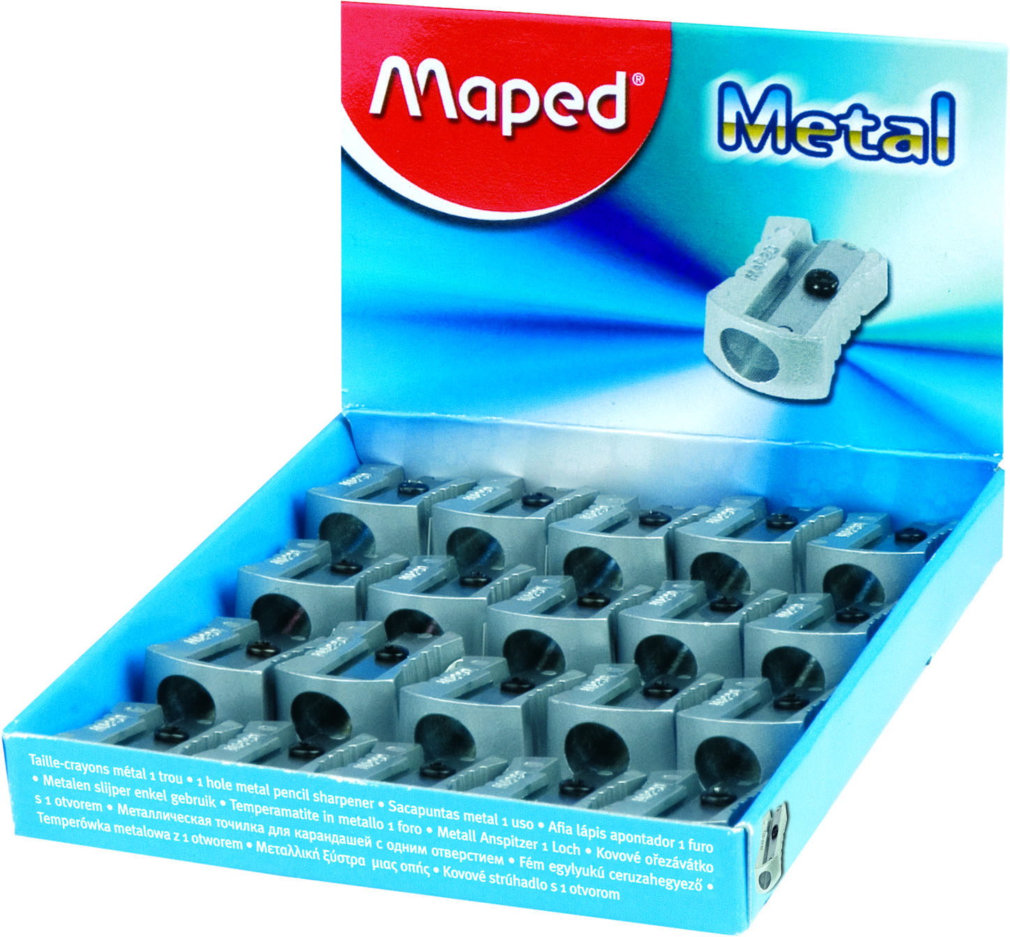 Maped Classic 1 Hole Metal Sharpener – Box of 20