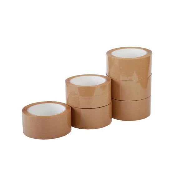 Bufallo Tapes – Buff Packaging Tape 50m (Pack of 18)