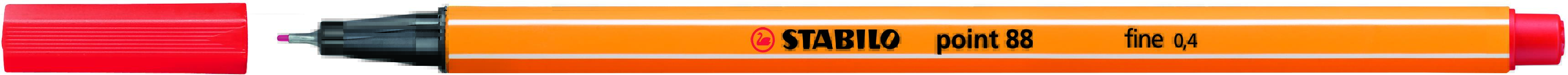STABILO Point 88 Fineliner Red Box of 10
