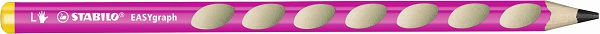 STABILO EASYgraph Ergonomic Left handed HB pencil box 6 Pink