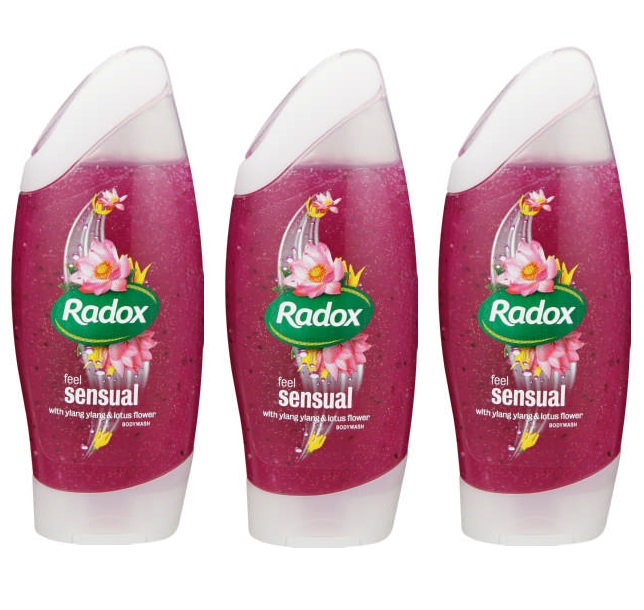 Radox – Feel Sensual Shower Gel / Body Wash (3 x 250ml)