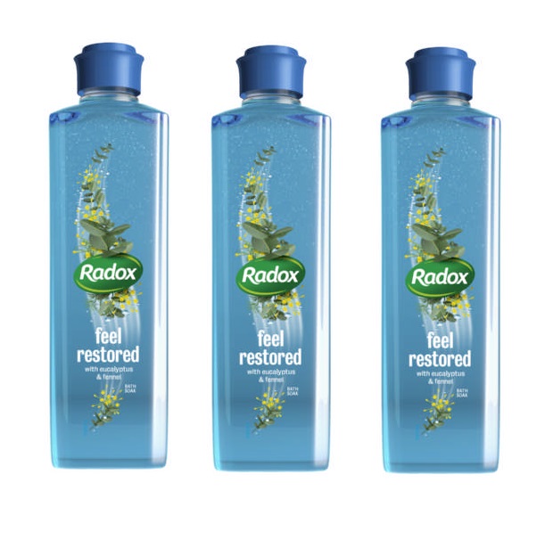 Radox – Feel Restored Foam Bath / Bubble Bath (3 x 500ml)