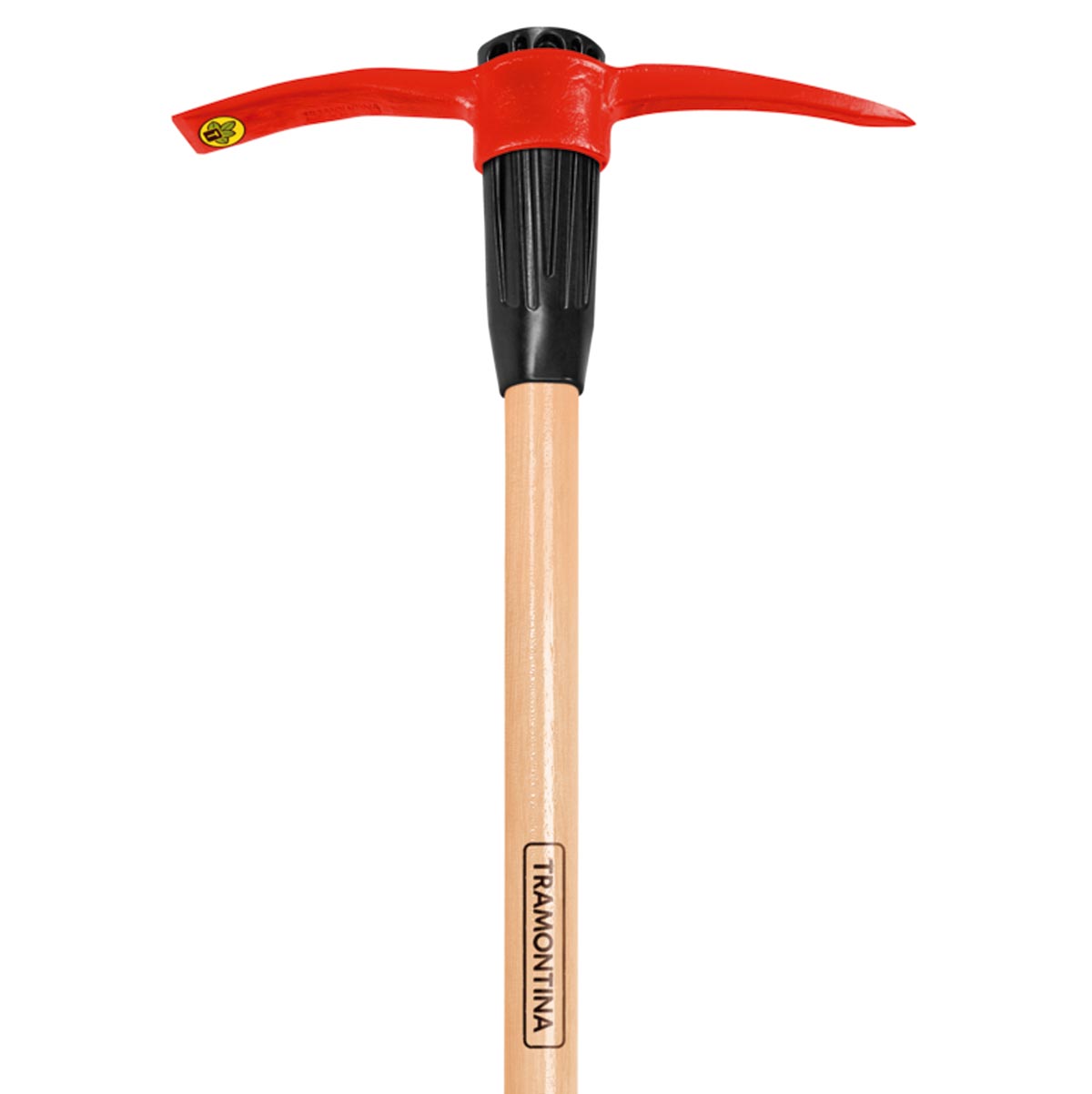Tramontina 90cm Narrow Steel Pickaxe Size 5 with Wooden Handle