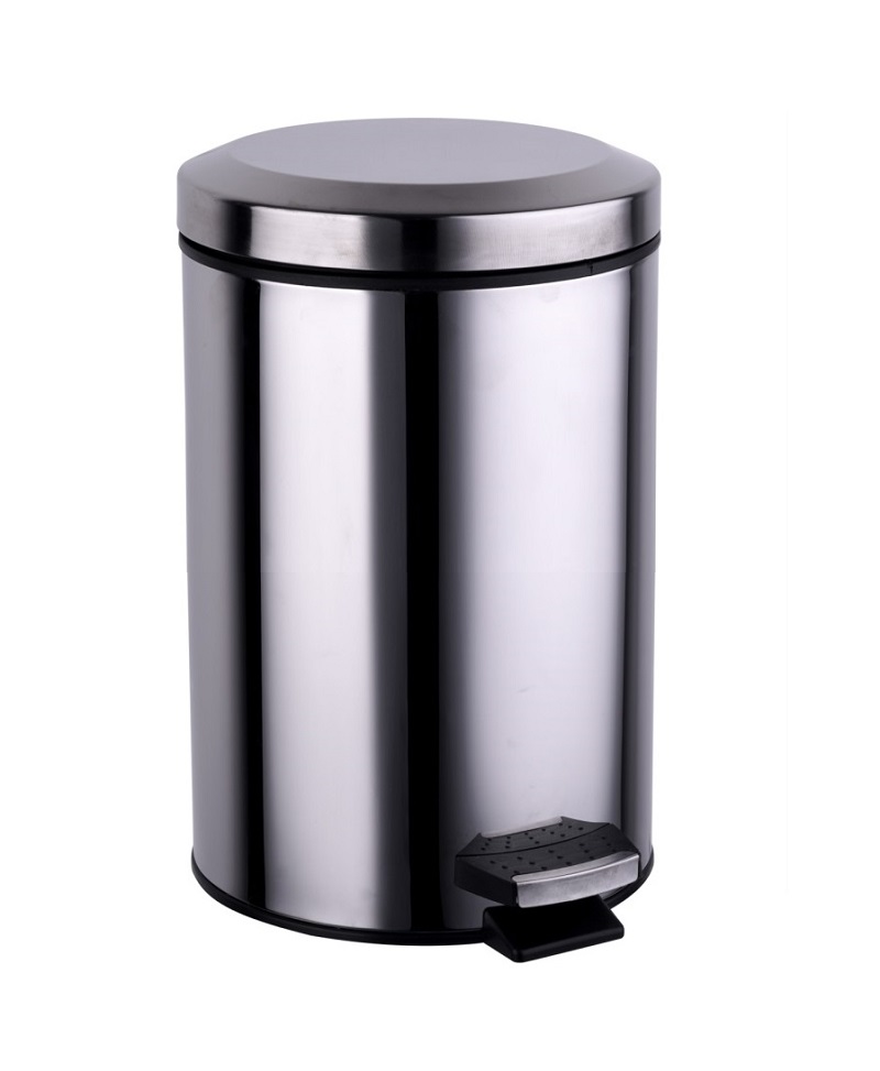 SDS Stainless Steel Pedal Waste Bin – 12 Litre 12L