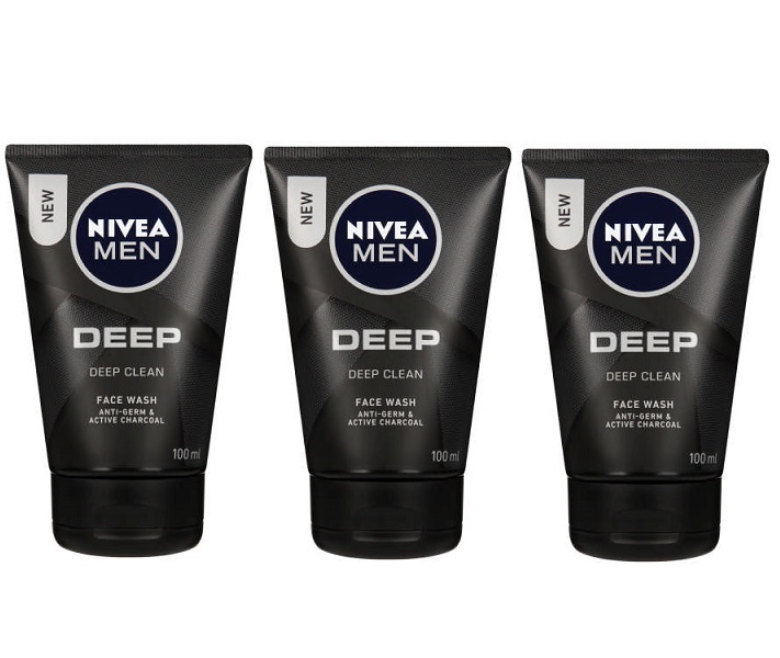 Nivea Men – Face Cleanser Gel Deep (3 x 100ml)