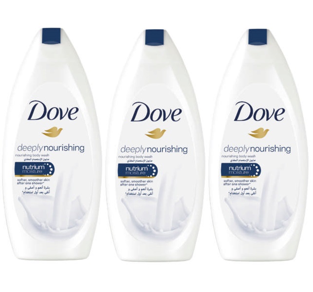 Dove – Body Wash Deeply Nourishing (3 x 500ml)