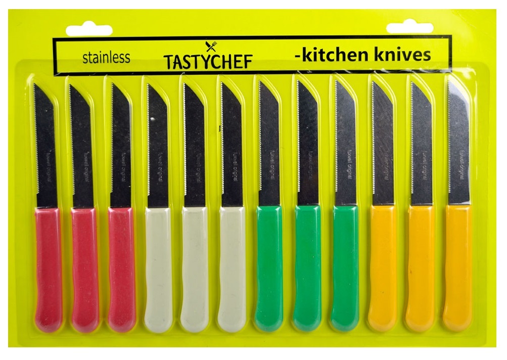 SourceDirect – Kitchen Knives – Stainless Steel (Pack of 12)