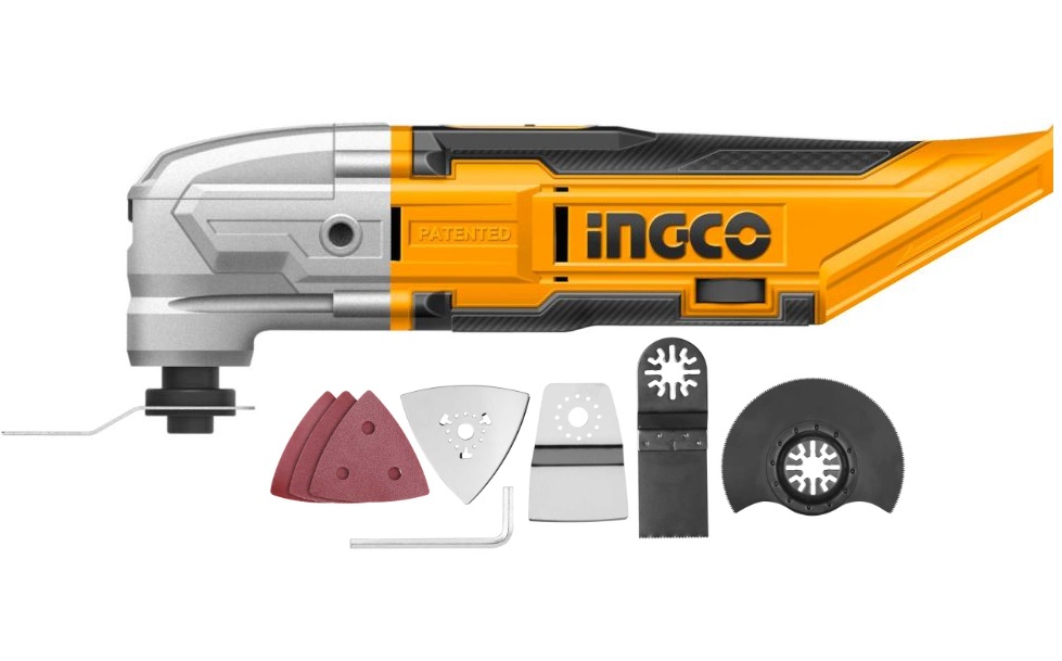 INGCO – Cordless Multifunction Tool – Multi Tool / Grinder (Lithium-Ion – P20S Range) – 20V