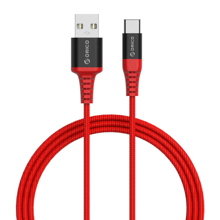 Orico Type-C 1m Aramid Cable – Red