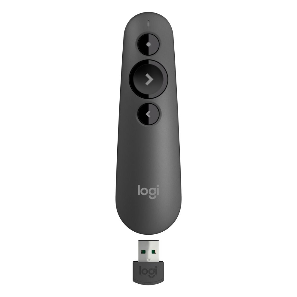 Logitech R500 Wireless Presentation Remote – Bluetooth – 20-MRange – Black