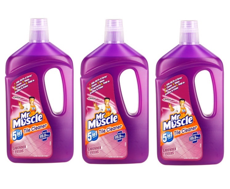 Mr Muscle – 5-in-1 Tile Cleaner Lavender Fields (3 x 750ml)
