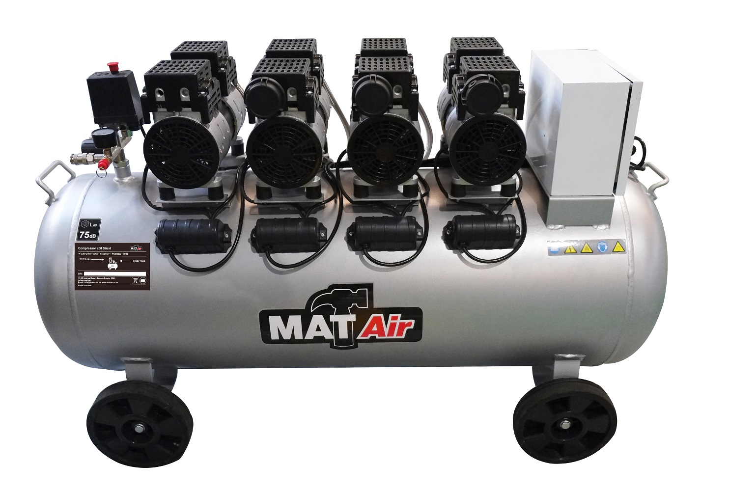 Compressor Matair 200Lt Oil Less Silent