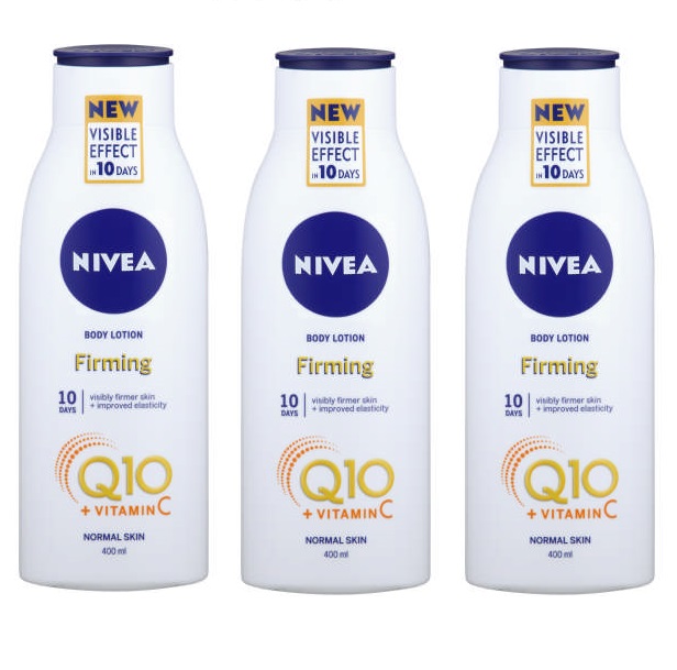 Nivea – Q10 Firming Body Lotion (3 x 400ml)