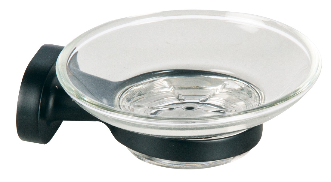 Wildberry Glass Soap Dish Holder