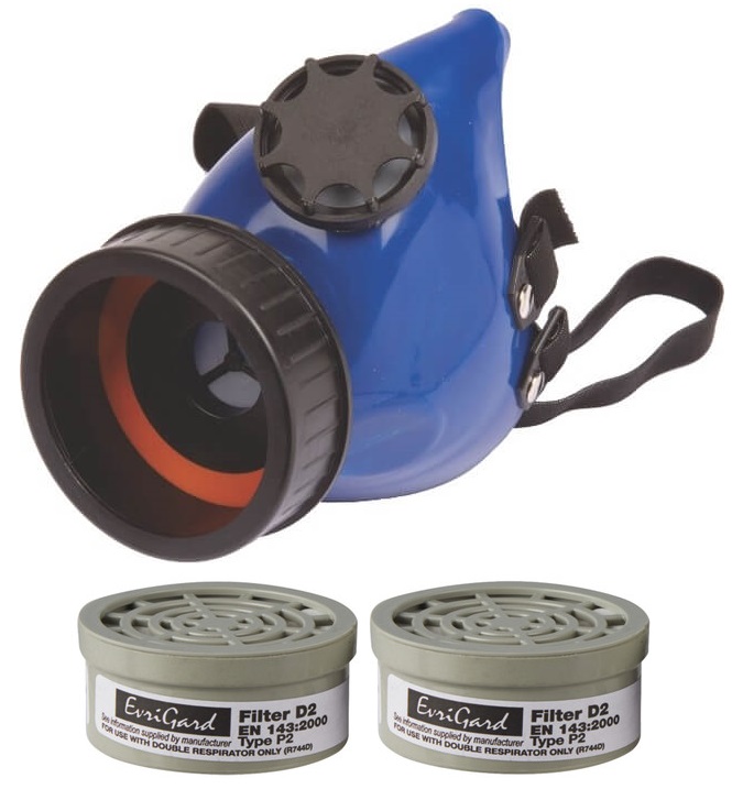 EvriGard – Single Respirator Half Mask Kit with 2 x Filters