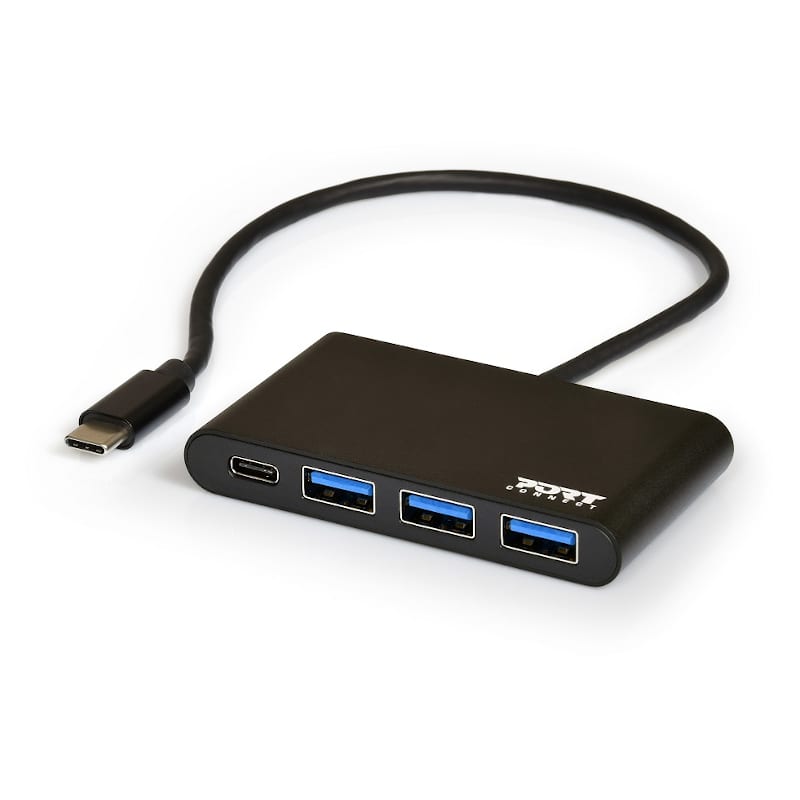Port Connect Type-C To 3 USB3.0 + Type-C Hub