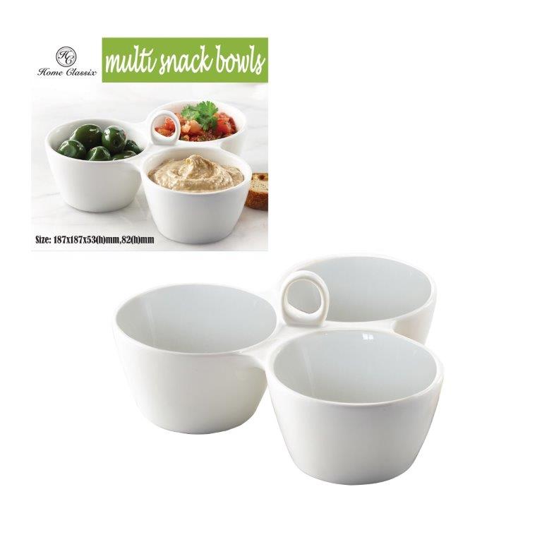 Home Classix 3-in-1 Snack Bowls