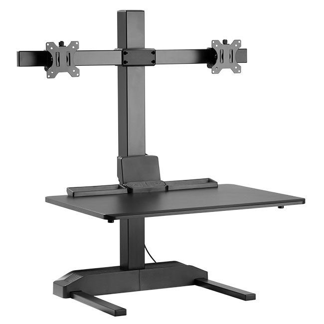 17 – 32  Dual Screen Height Adjustable
Motorised Standing Workstation
