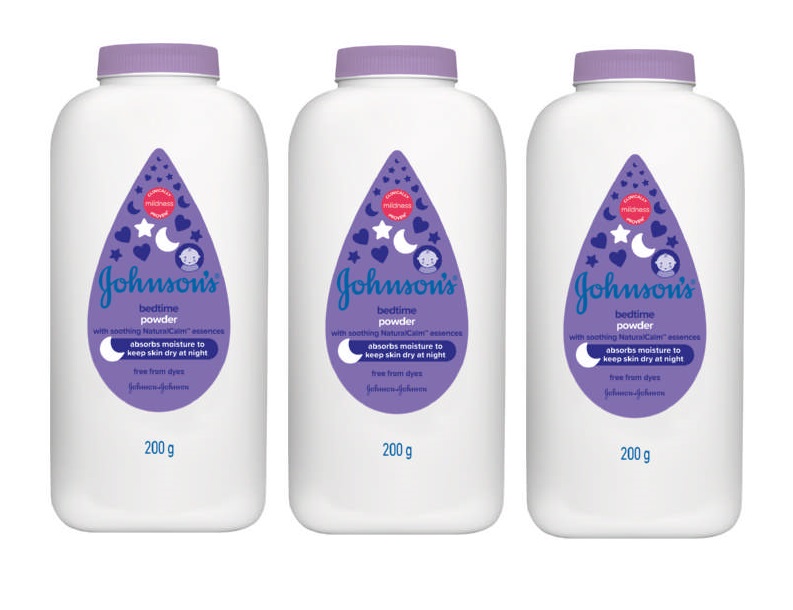 Johnson’s – Bedtime Baby Powder (3 x 200g)