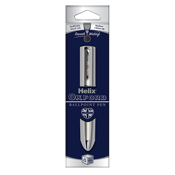 Helix Oxford Ball Pen – Stainless Steel