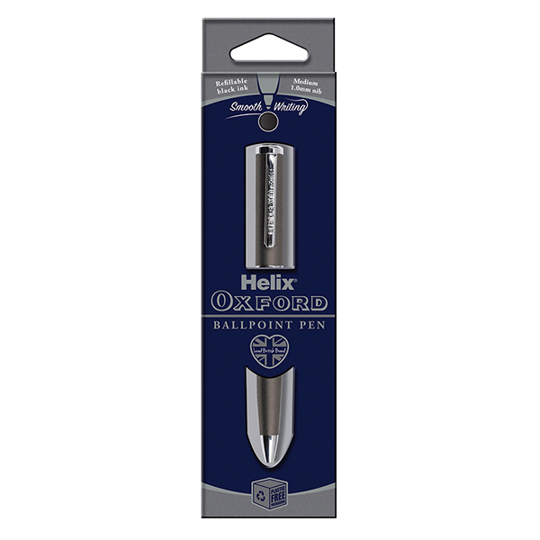 Helix Oxford Ball Pen – Graphite