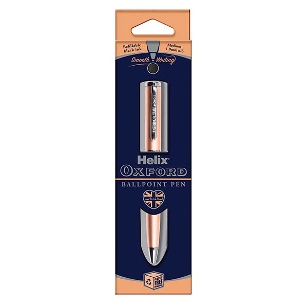 Helix Oxford Ball Pen – Rose Gold