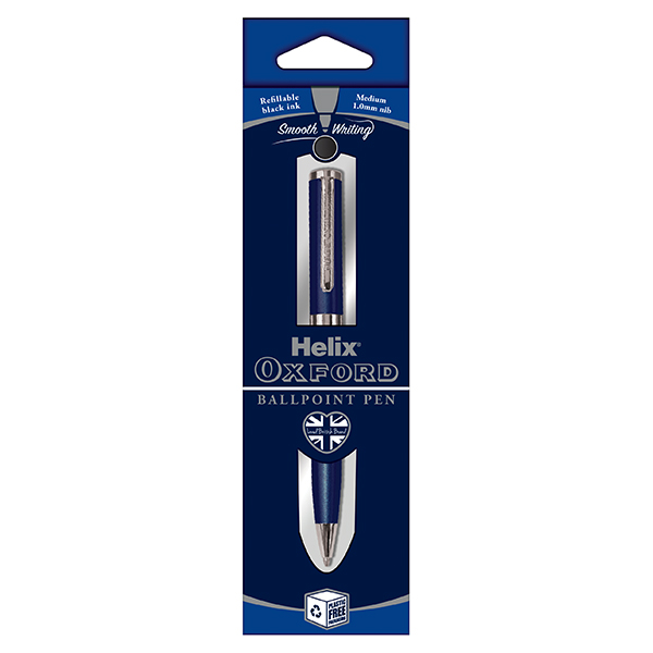 Helix Oxford Ball Pen – Navy