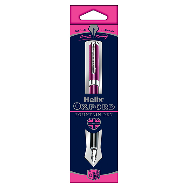 Helix Oxford Fountain Pen – Pink