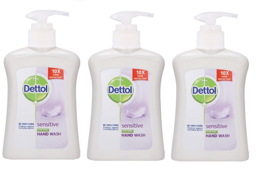Dettol – Liquid Handwash – Sensitive (3 x 200ml)