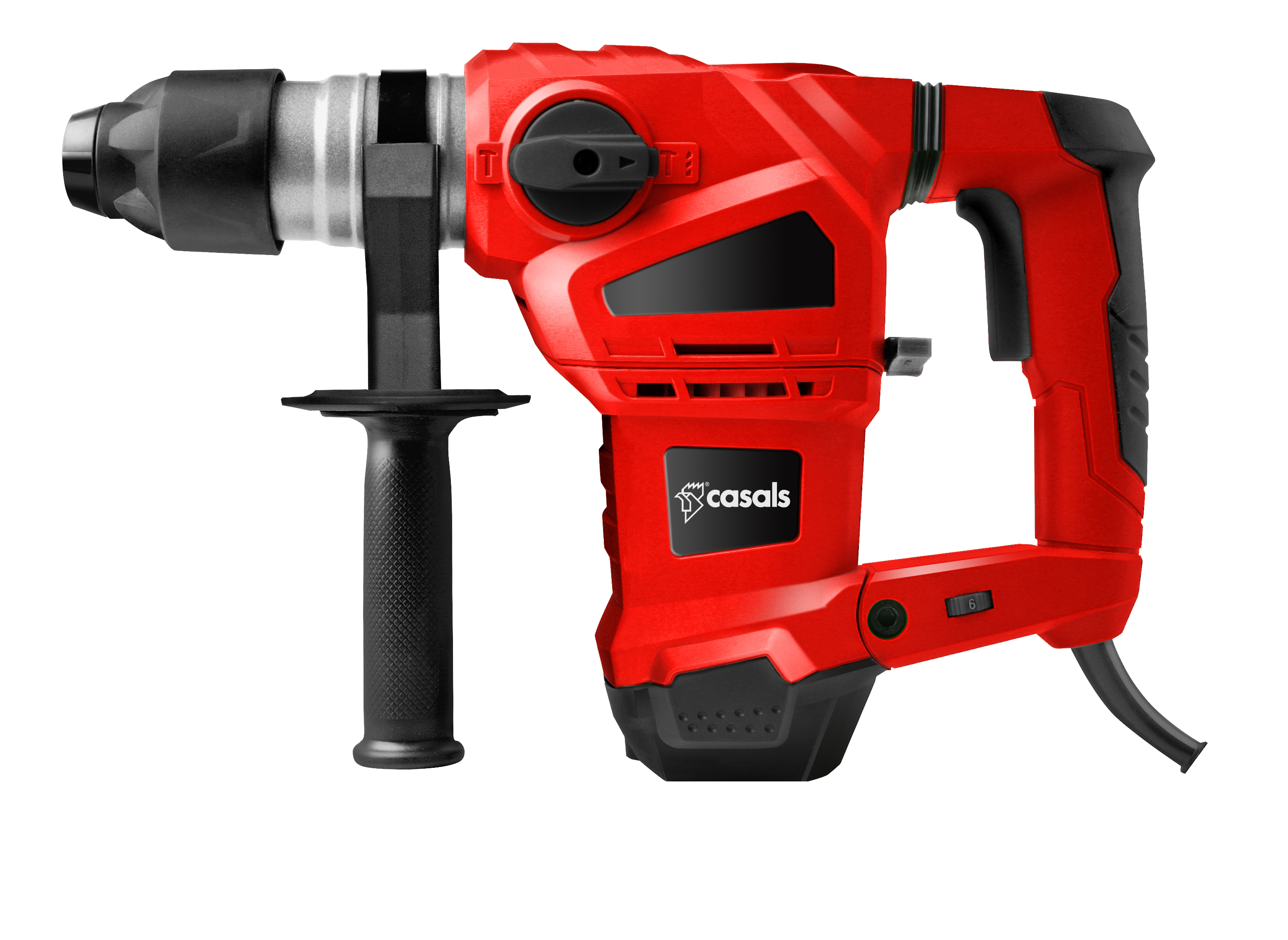 Casals Drill Rotary Hammer – Red – 3 Function – 1500W