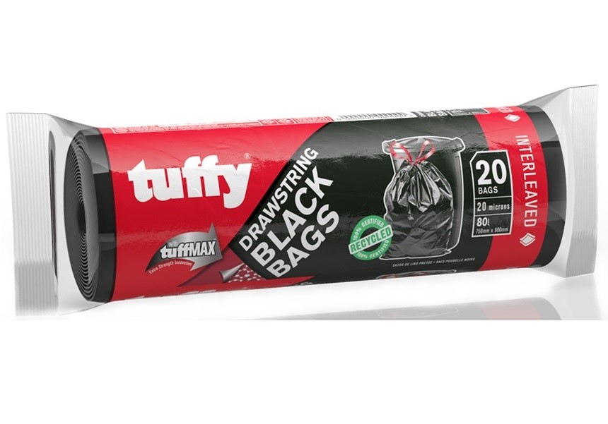 Tuffy – Drawstring Refuse Bag on a Roll 20’s