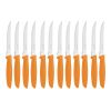 Tramontina 13cm Serrated Steak Knife (x12), Plenus Range, Dishwasher Safe – Orange Tramontina 13cm Serrated Steak Knife (x12), Plenus Range, Dishwasher Safe – Orange