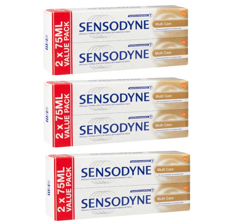 Sensodyne – Twin Pack Multi Care Toothpaste Value pack (6 x 75ml)
