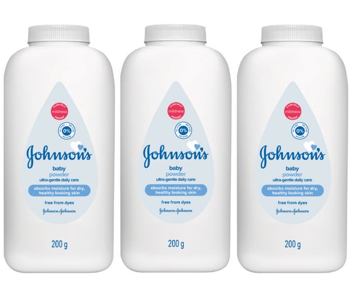 Johnson’s – Baby Powder (3 x 200g)
