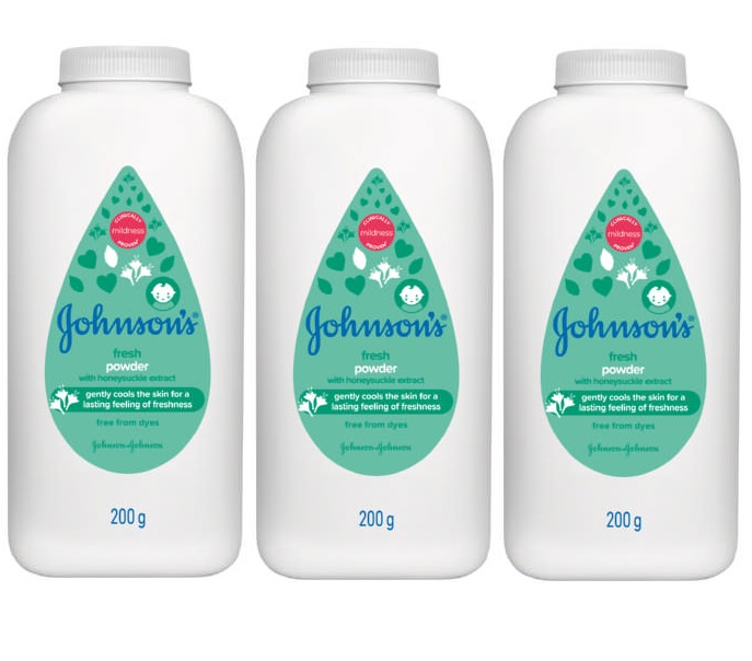 Johnson’s – Fresh Powder (3 x 200g)