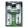 Kaufmann Lockset 4 Lever Sabs Lock + Chrome Plated Handle Kaufmann Lockset 4 Lever Sabs Lock + Chrome Plated Handle