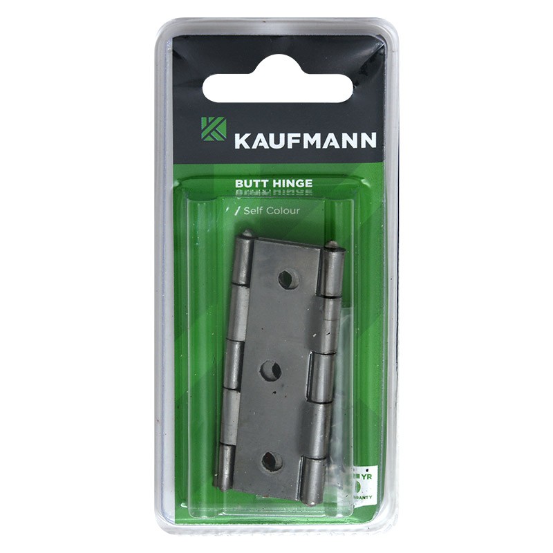 Kaufmann Butt Hinge Steel 64mm Self Colour (Pair)