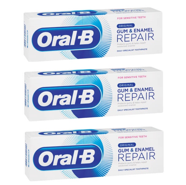 Oral-B – Gum & Enamel Repair – Original Toothpaste (3 x 75ml)