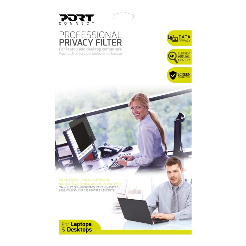 Port Connect Laptop Privacy Filter 20? – Black