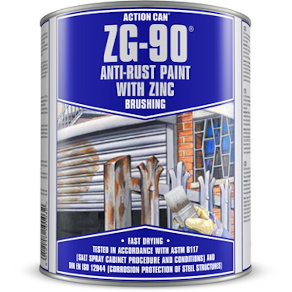 Anti Rust Paint Zg-90 Silver 900Ml