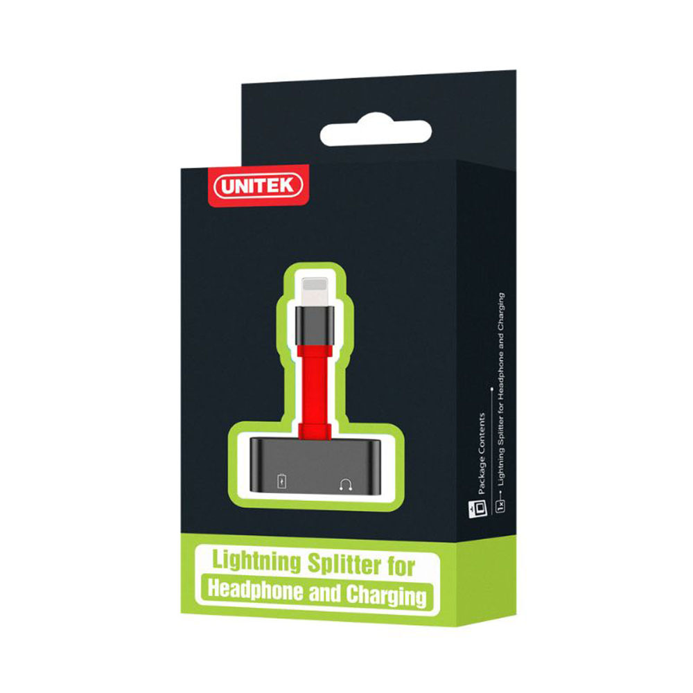 Unitek Lightning Splitter, Headset & Charge (M102A)
