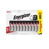 Energizer 1.5v MAX Alkaline AA Battery Card 10 Energizer 1.5v MAX Alkaline AA Battery Card 10