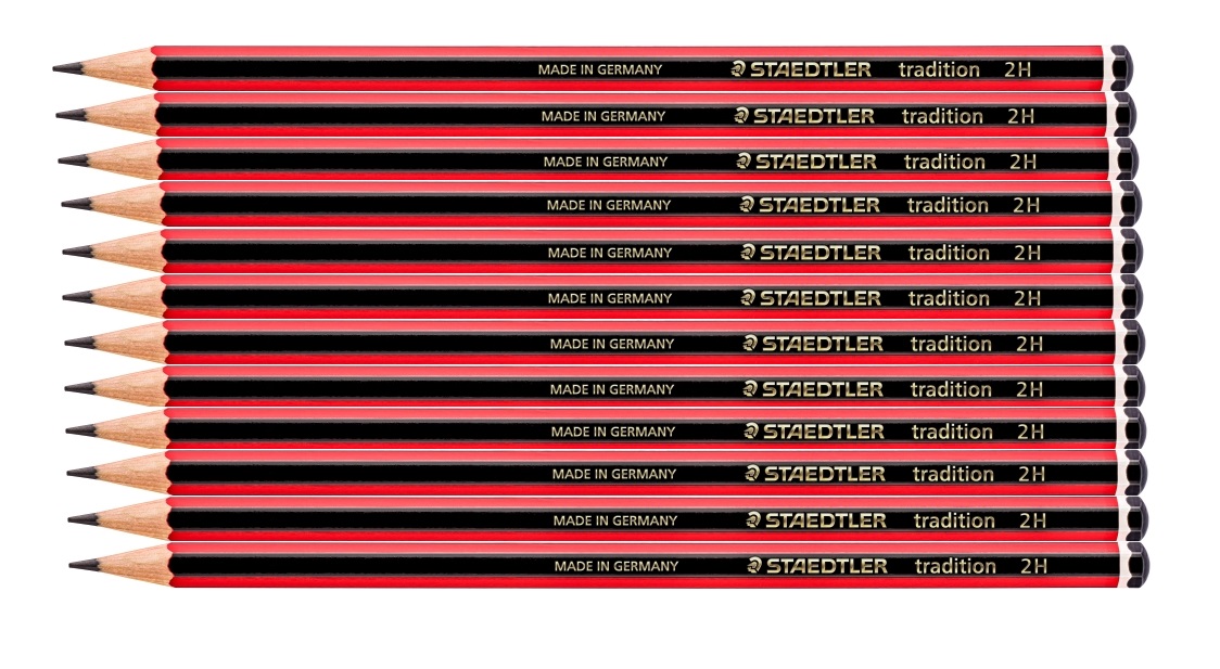 Steadtler Tradition 2H – 110 Pencil Box of 12