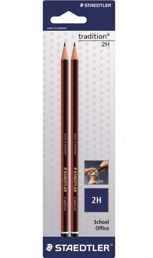 Steadtler Tradition 2H – 110 Pencil Blister of 2