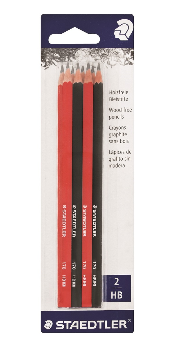 Staedtler Blacklead Woodfree Pencils HB Blister of 8
