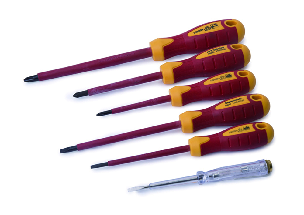 Kendo 6 Pieces Vde Screwdriver Set
