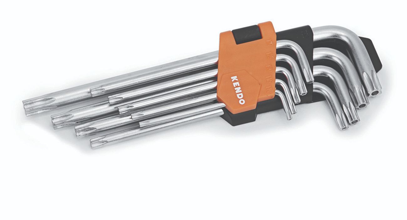 Kendo 9 Piece Torx Key Set 14Kg