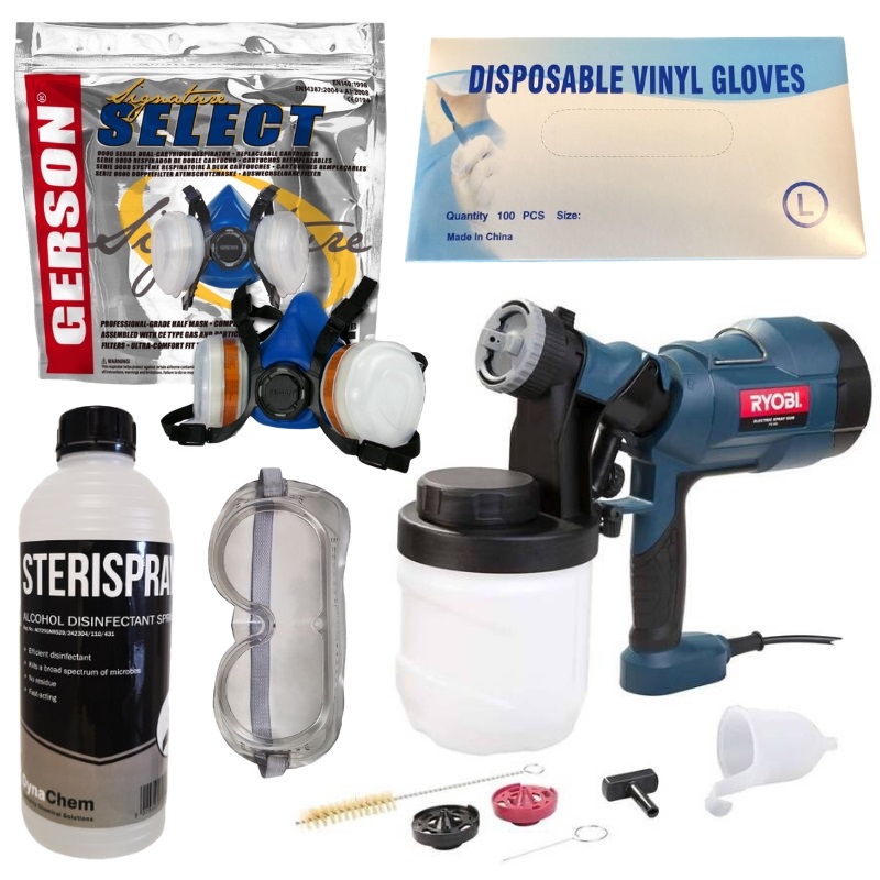Ryobi – 18V Corded Electric Sanitising Spray Gun Combo (PS-900)
