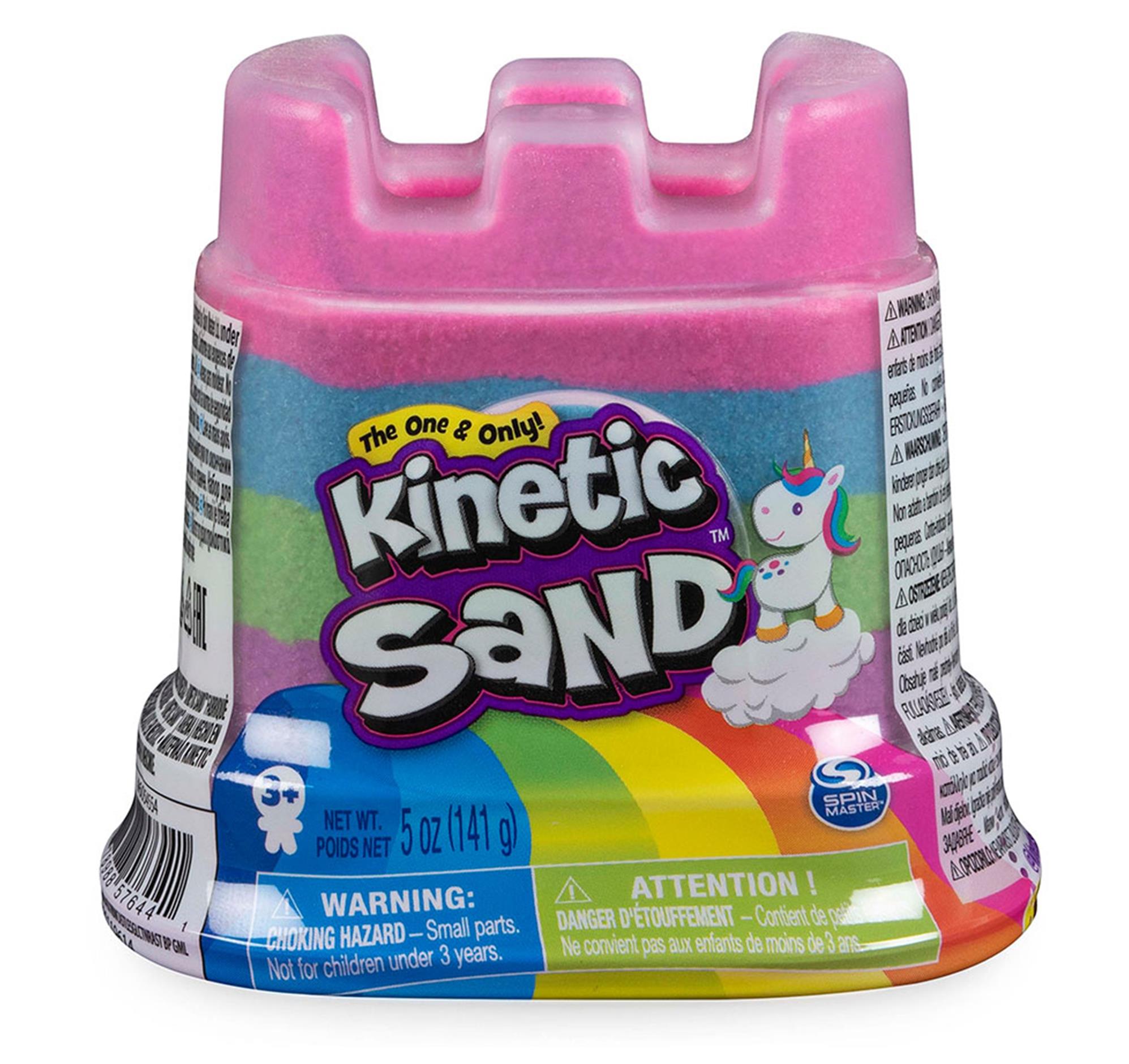 Kinetic Sand Rainbow Unicorn Castle